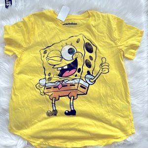 Spongebob Nickelodeon Women’s Graphic Tee (NEW)